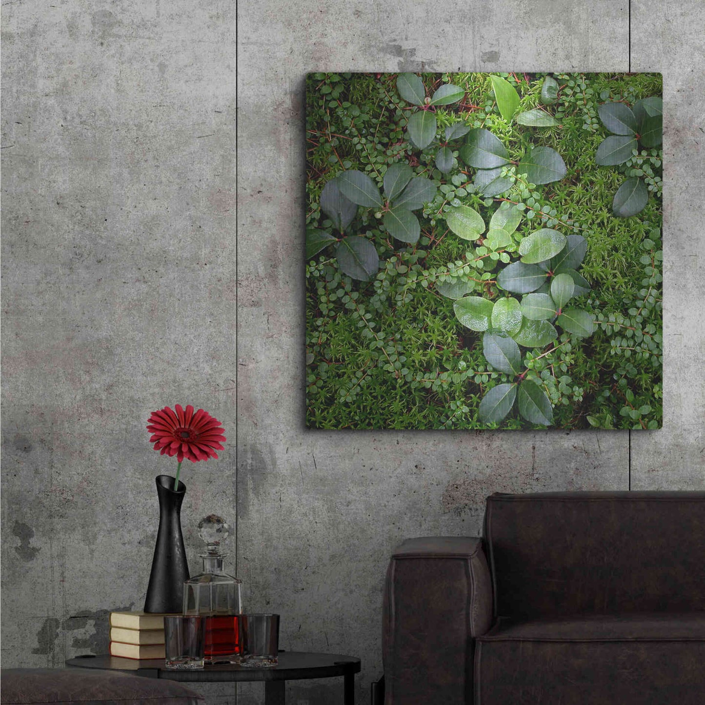 Luxe Metal Art 'Forest Floor Detail' by Jan Bell Metal Wall Art,36x36