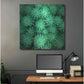 Luxe Metal Art 'Sea Green' by Jan Bell Metal Wall Art,36x36