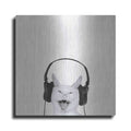 Luxe Metal Art 'Rockin? Kitten' by Jon Bertelli Metal Wall Art
