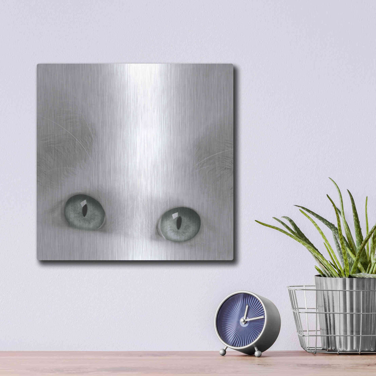 Luxe Metal Art 'Diva' by Jon Bertelli Metal Wall Art,12x12