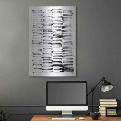 Luxe Metal Art 'City Spaces 1' by Lesia Binkin Metal Wall Art,24x36