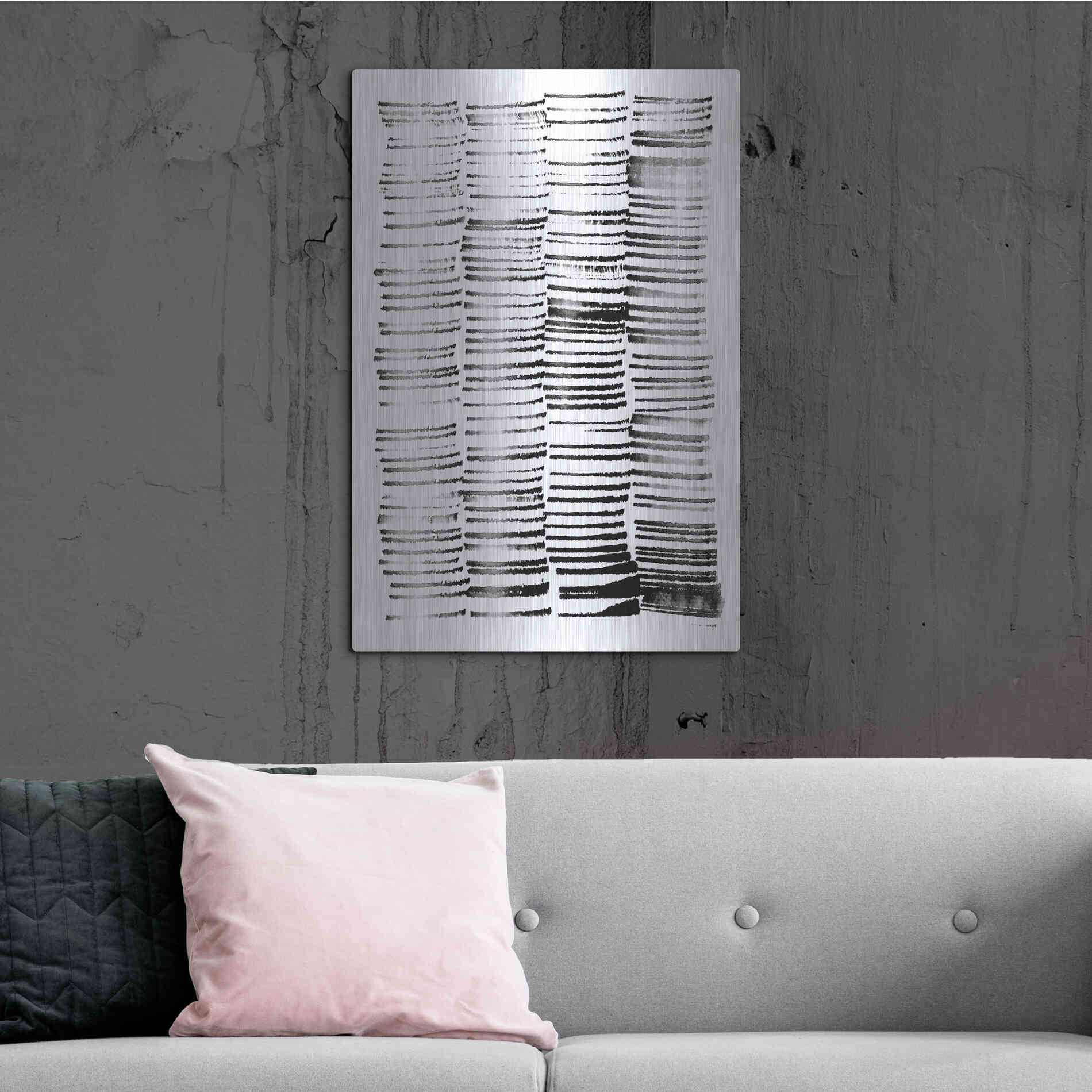 Luxe Metal Art 'City Spaces 1' by Lesia Binkin Metal Wall Art,24x36