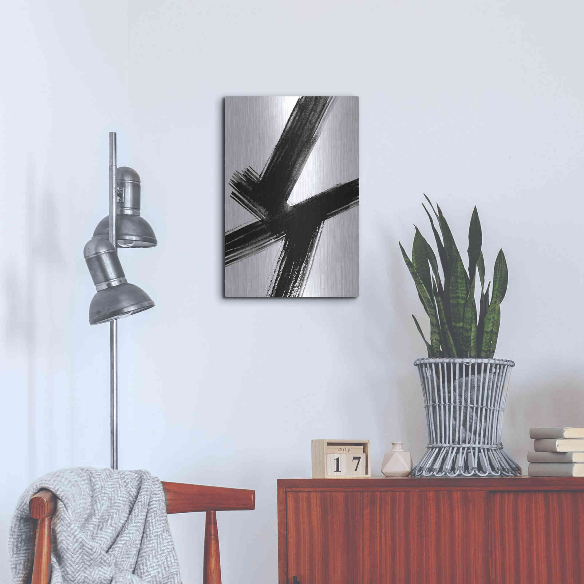 Luxe Metal Art 'Urban 1' by Lesia Binkin Metal Wall Art,16x24