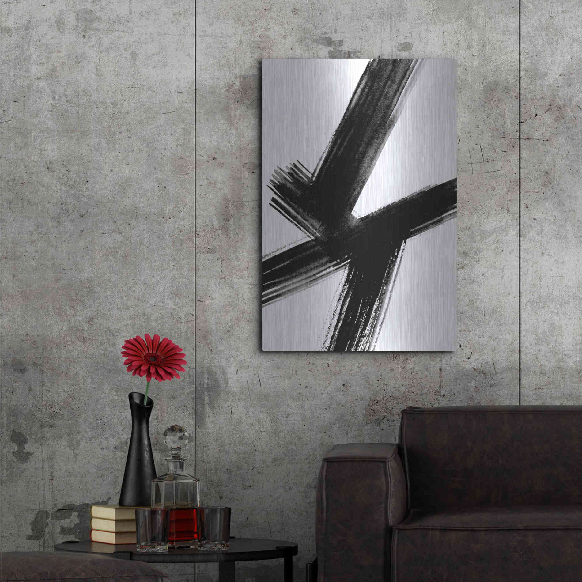 Luxe Metal Art 'Urban 1' by Lesia Binkin Metal Wall Art,24x36