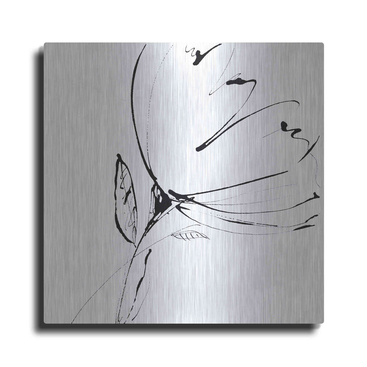 Luxe Metal Art 'Whisper 1' by Lesia Binkin Metal Wall Art