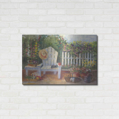 Luxe Metal Art 'Carols Sunny Garden' by Carol Rowan, Metal Wall Art,36x24