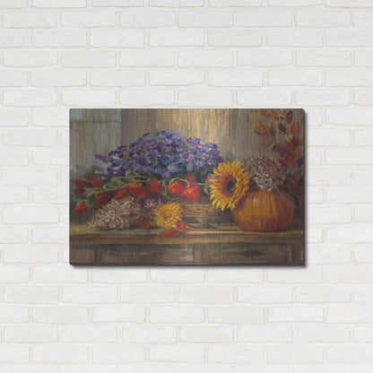 Luxe Metal Art 'October Still Life' by Carol Rowan, Metal Wall Art,36x24