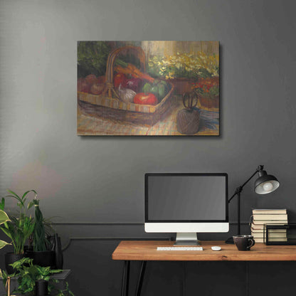 Luxe Metal Art 'Summer Produce' by Carol Rowan, Metal Wall Art,36x24