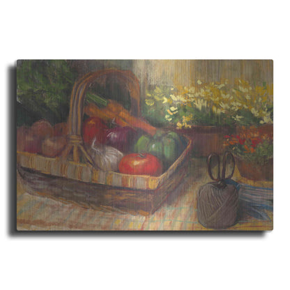 Luxe Metal Art 'Summer Produce' by Carol Rowan, Metal Wall Art