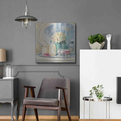 Luxe Metal Art 'Relective Moment II' by Carol Rowan, Metal Wall Art,24x24