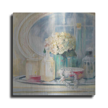 Luxe Metal Art 'Relective Moment II' by Carol Rowan, Metal Wall Art