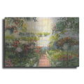 Luxe Metal Art 'Greenhouse Flowers Crop' by Carol Rowan, Metal Wall Art