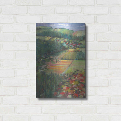 Luxe Metal Art 'Country Fields' by Carol Rowan, Metal Wall Art,16x24