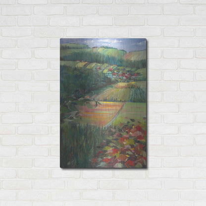 Luxe Metal Art 'Country Fields' by Carol Rowan, Metal Wall Art,24x36