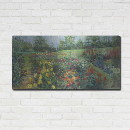 Luxe Metal Art 'The Picnic Place' by Carol Rowan, Metal Wall Art,48x24