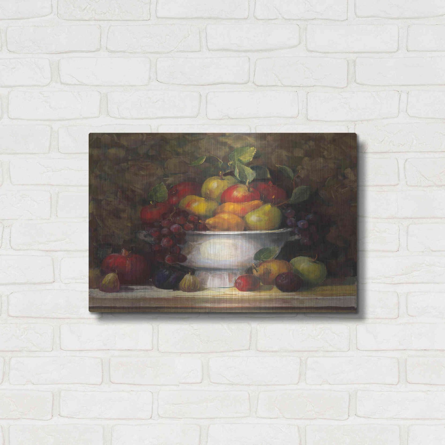 Luxe Metal Art 'Holiday Still Liffe' by Carol Rowan, Metal Wall Art,24x16
