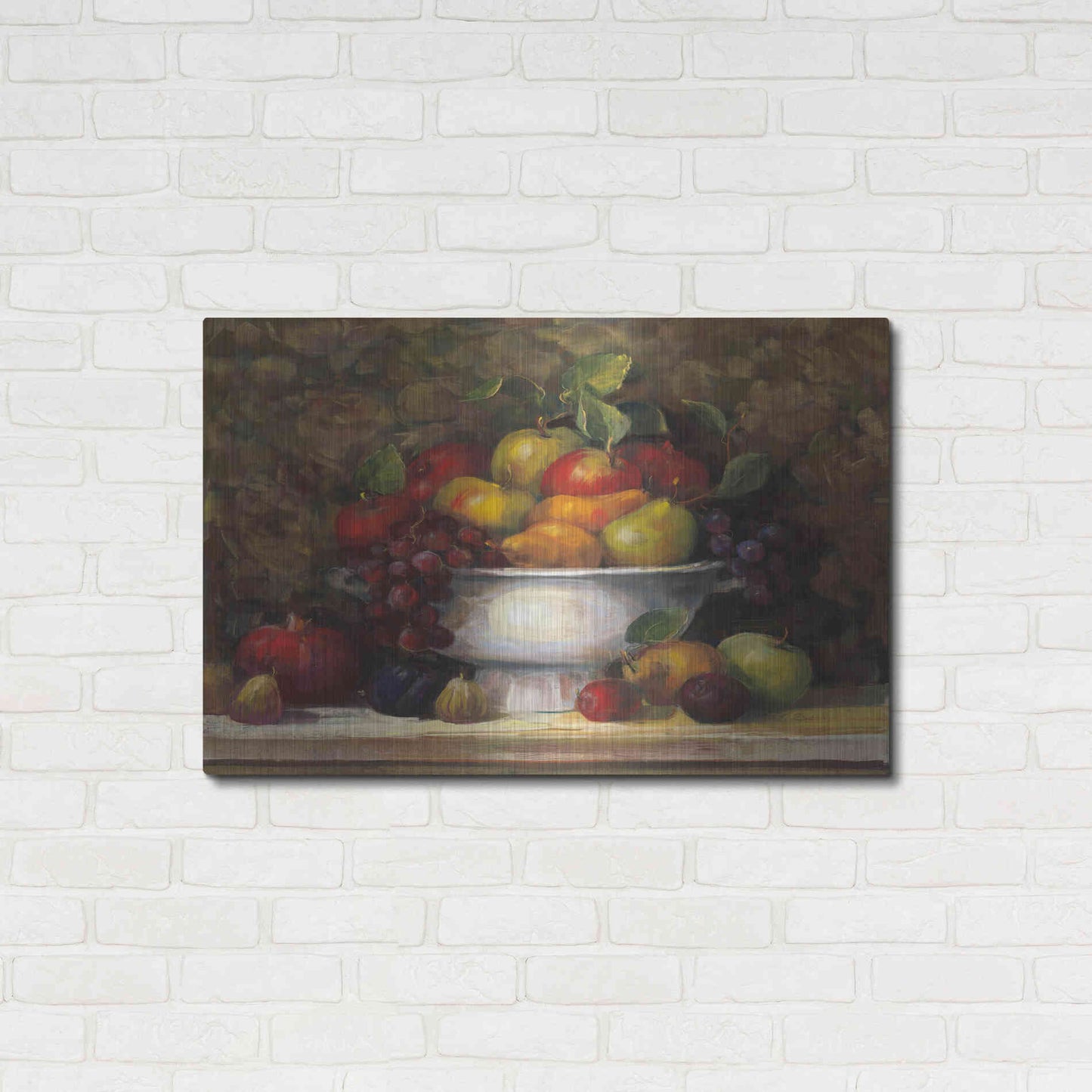 Luxe Metal Art 'Holiday Still Liffe' by Carol Rowan, Metal Wall Art,36x24