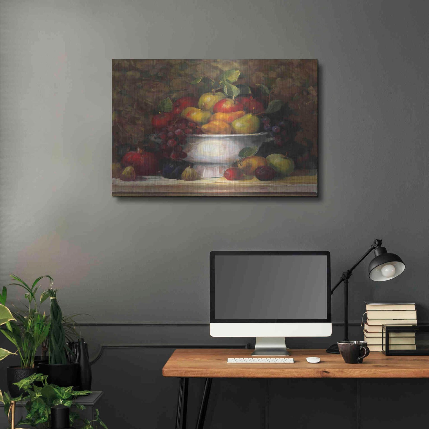 Luxe Metal Art 'Holiday Still Liffe' by Carol Rowan, Metal Wall Art,36x24