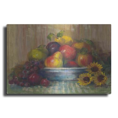 Luxe Metal Art 'Fruit Basket' by Carol Rowan, Metal Wall Art