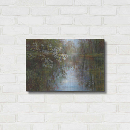 Luxe Metal Art 'Spring Reflection' by Carol Rowan, Metal Wall Art,24x16