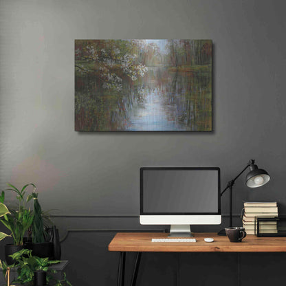 Luxe Metal Art 'Spring Reflection' by Carol Rowan, Metal Wall Art,36x24