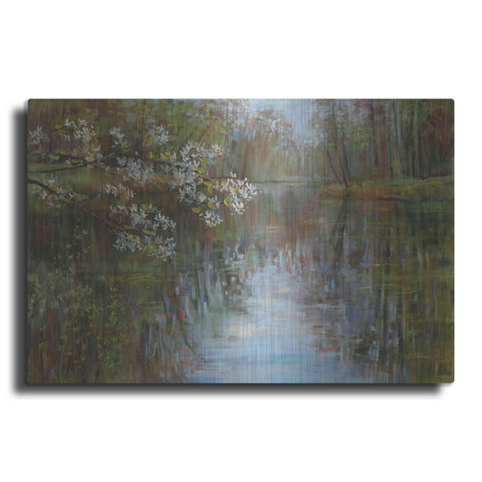 Luxe Metal Art 'Spring Reflection' by Carol Rowan, Metal Wall Art