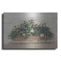 Luxe Metal Art 'Market Geraniums Crop' by Carol Rowan, Metal Wall Art