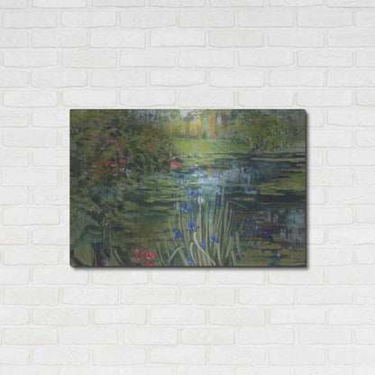 Luxe Metal Art 'Peaceful Pond' by Carol Rowan, Metal Wall Art,36x24