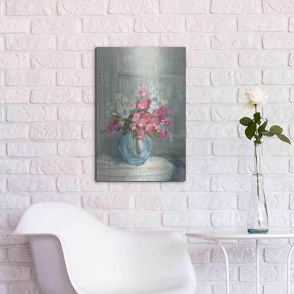 Luxe Metal Art 'Spring Bouquet I' by Carol Rowan, Metal Wall Art,16x24