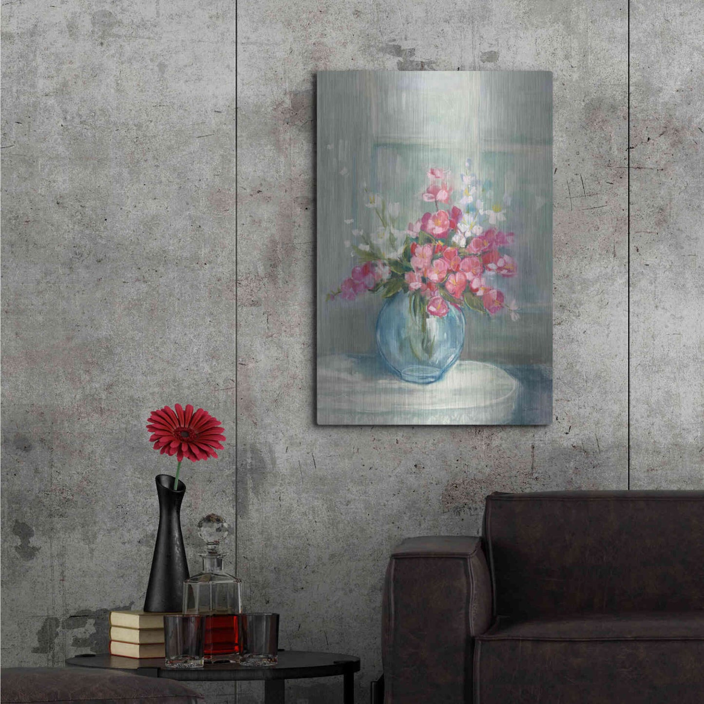 Luxe Metal Art 'Spring Bouquet I' by Carol Rowan, Metal Wall Art,24x36