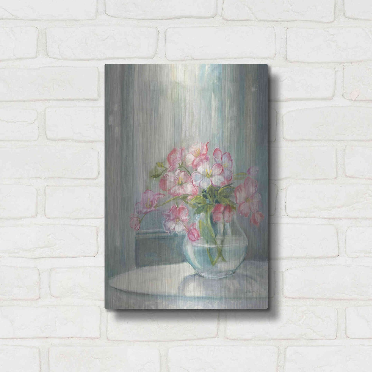 Luxe Metal Art 'Spring Bouquet II' by Carol Rowan, Metal Wall Art,12x16