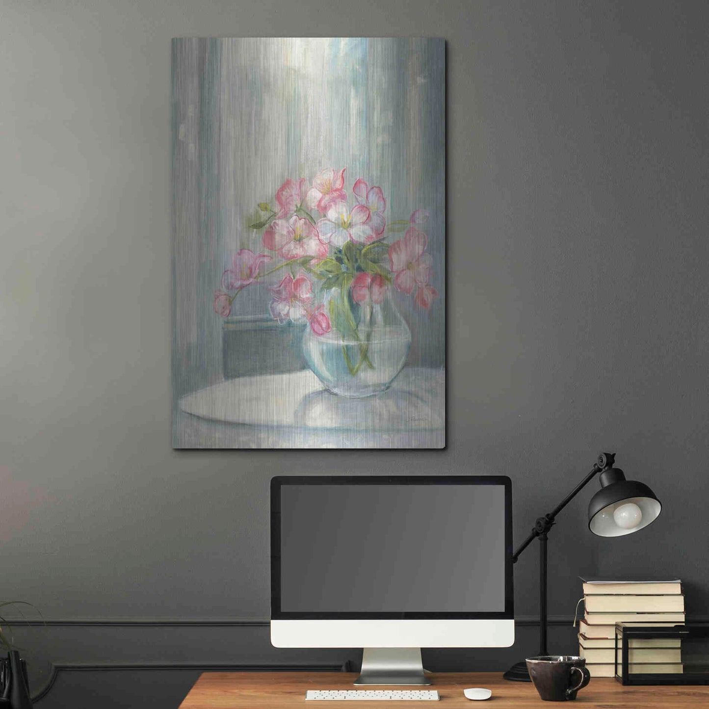 Luxe Metal Art 'Spring Bouquet II' by Carol Rowan, Metal Wall Art,24x36