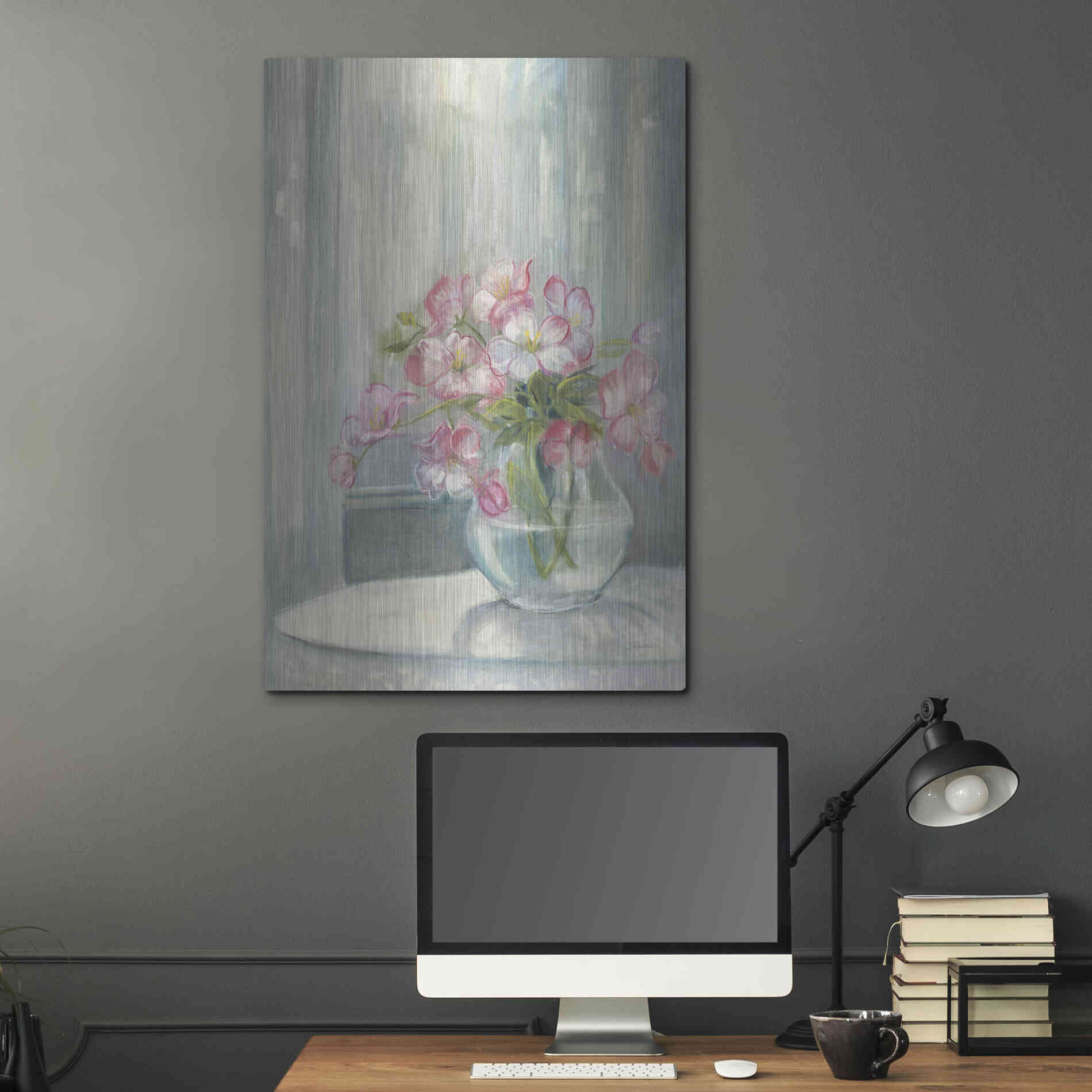 Luxe Metal Art 'Spring Bouquet II' by Carol Rowan, Metal Wall Art,24x36