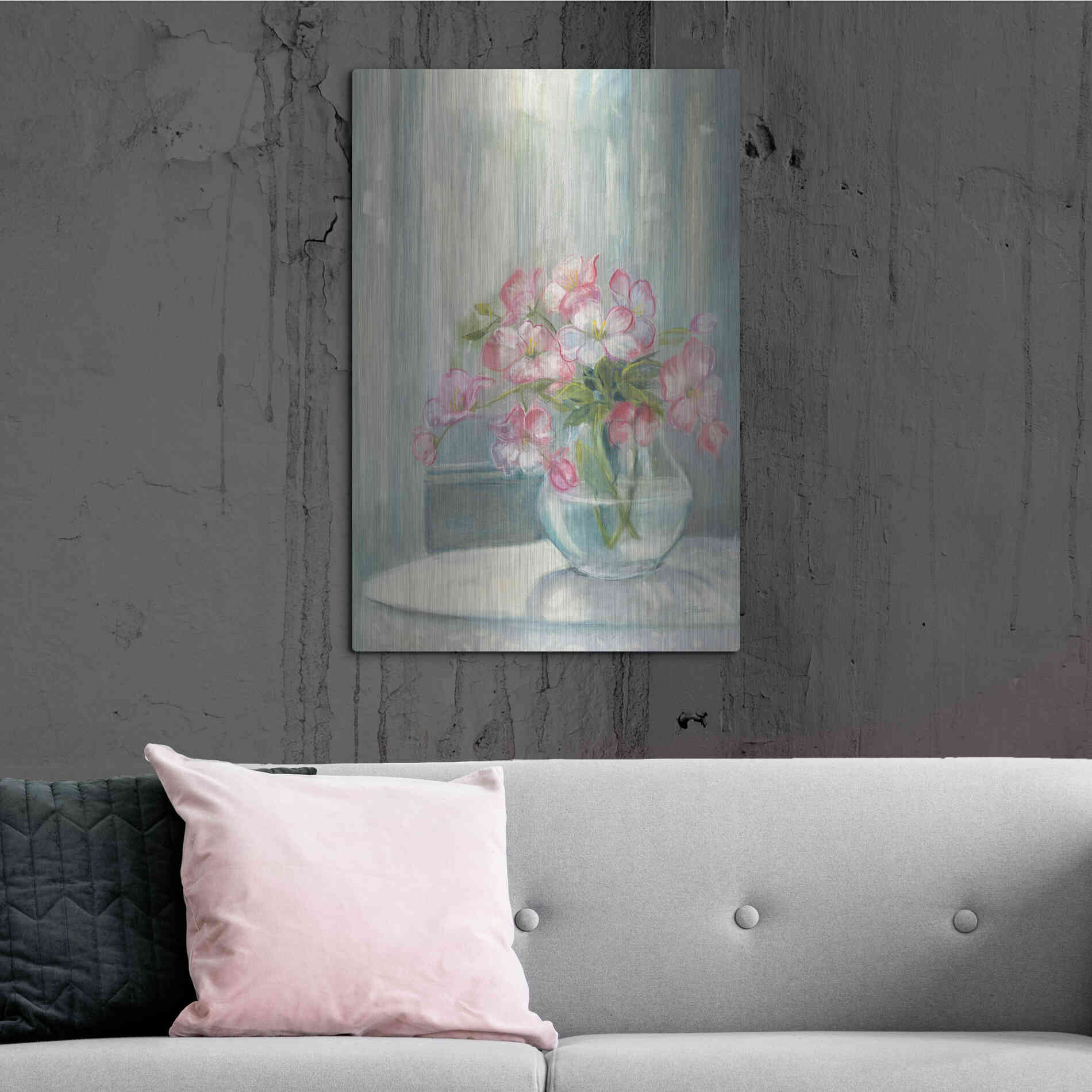 Luxe Metal Art 'Spring Bouquet II' by Carol Rowan, Metal Wall Art,24x36