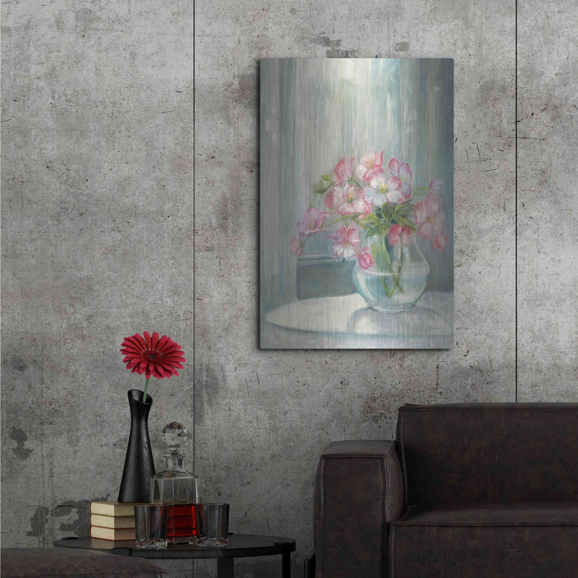 Luxe Metal Art 'Spring Bouquet II' by Carol Rowan, Metal Wall Art,24x36