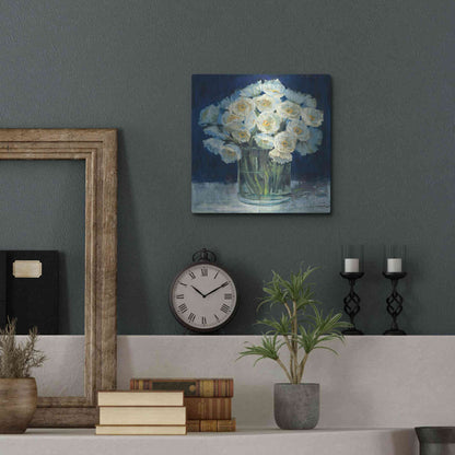 Luxe Metal Art 'Spring Twilight I V2' by Carol Rowan, Metal Wall Art,12x12