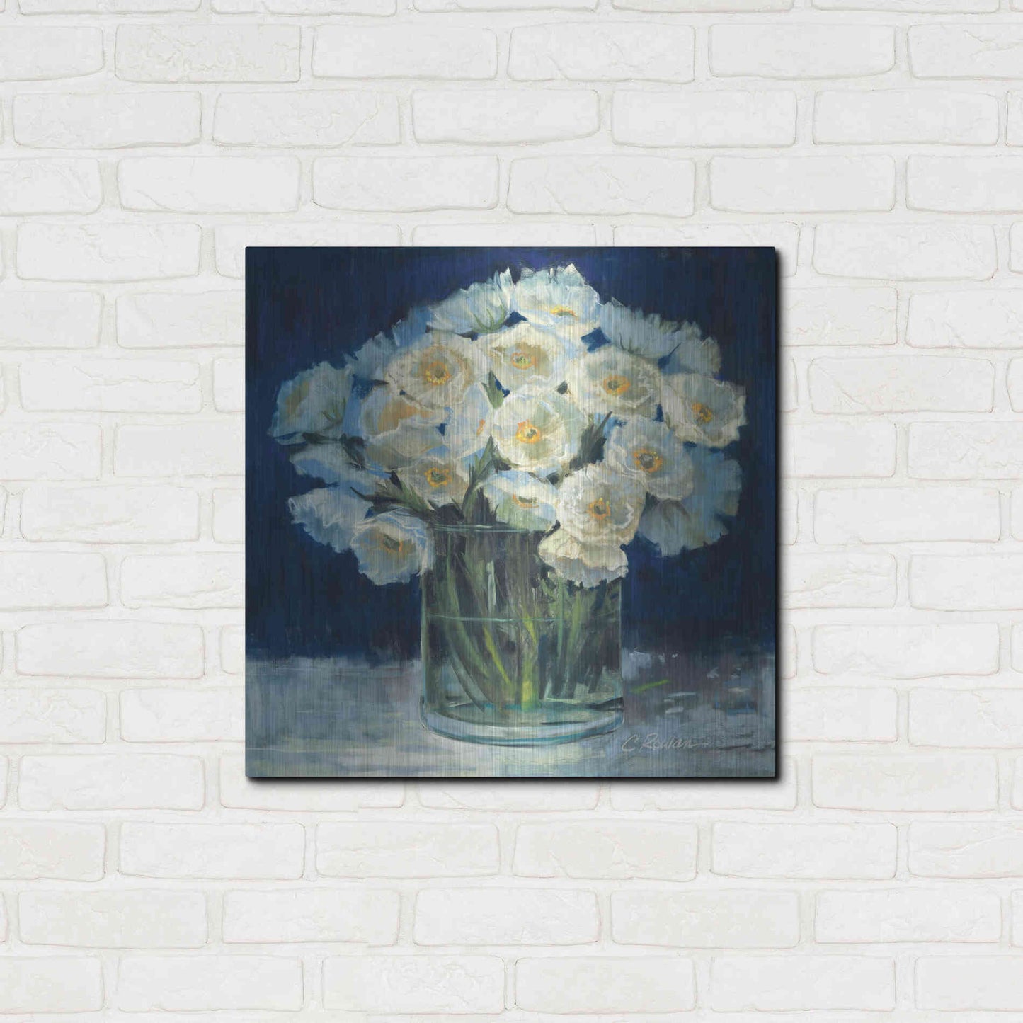 Luxe Metal Art 'Spring Twilight I V2' by Carol Rowan, Metal Wall Art,24x24