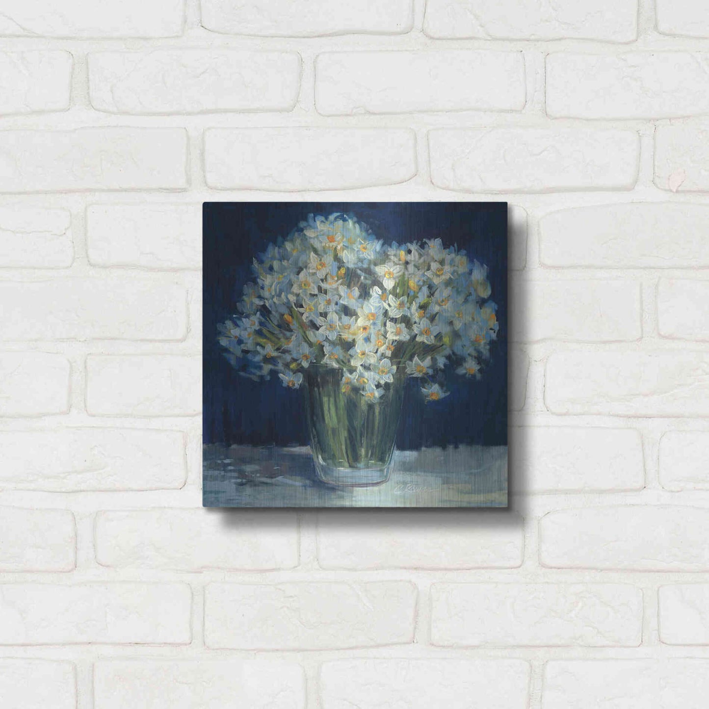 Luxe Metal Art 'Spring Twilight II V2' by Carol Rowan, Metal Wall Art,12x12