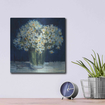 Luxe Metal Art 'Spring Twilight II V2' by Carol Rowan, Metal Wall Art,12x12