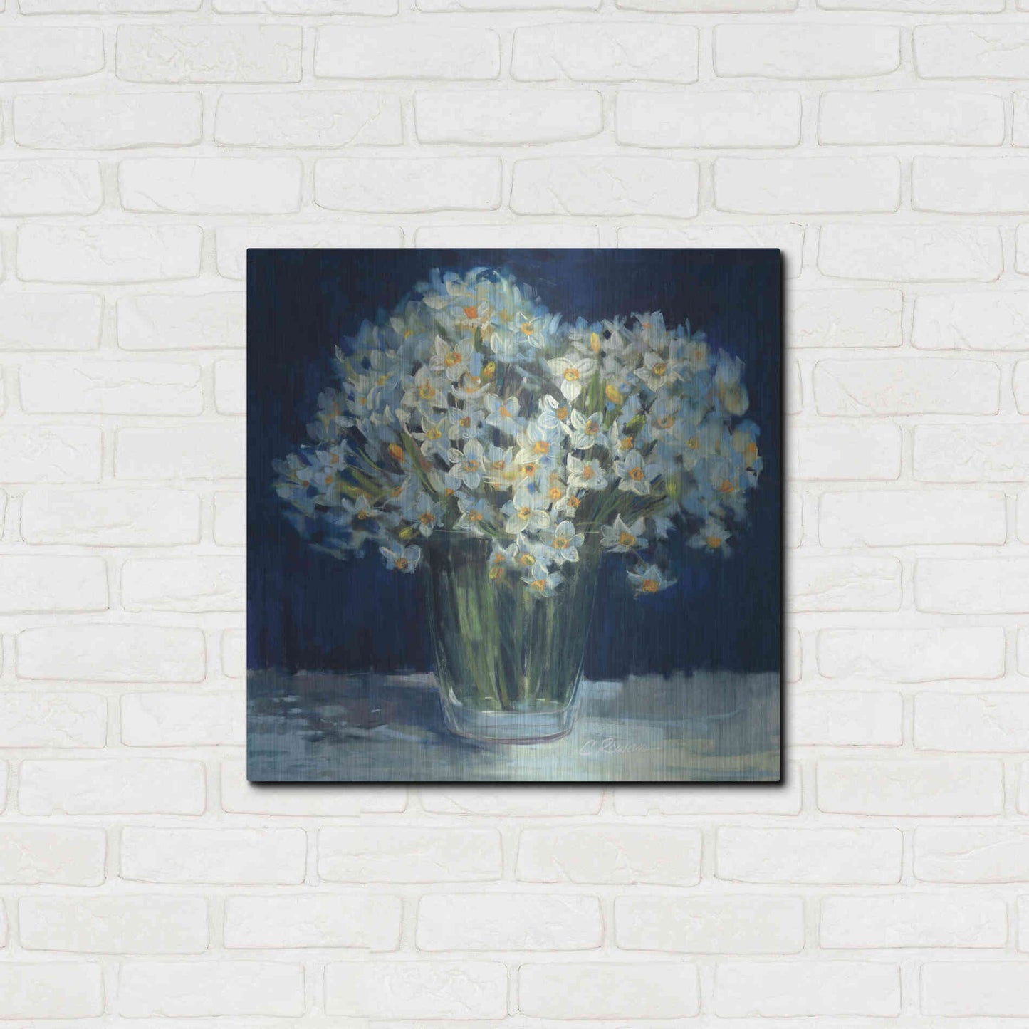 Luxe Metal Art 'Spring Twilight II V2' by Carol Rowan, Metal Wall Art,24x24