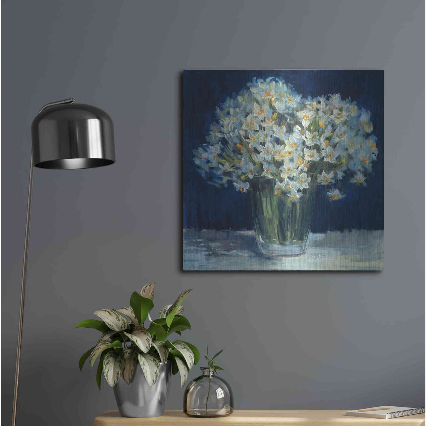 Luxe Metal Art 'Spring Twilight II V2' by Carol Rowan, Metal Wall Art,24x24