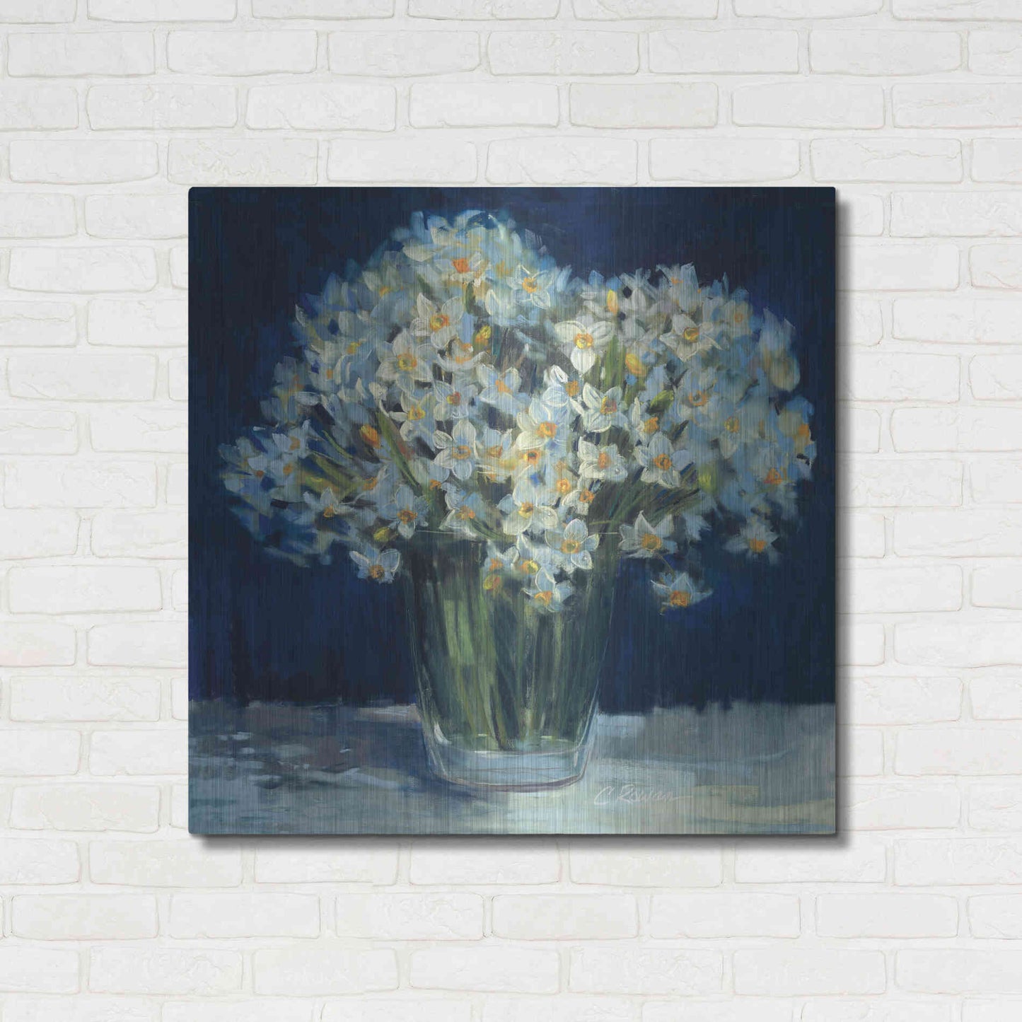 Luxe Metal Art 'Spring Twilight II V2' by Carol Rowan, Metal Wall Art,36x36