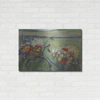 Luxe Metal Art 'Karens Bicycle' by Carol Rowan, Metal Wall Art,36x24