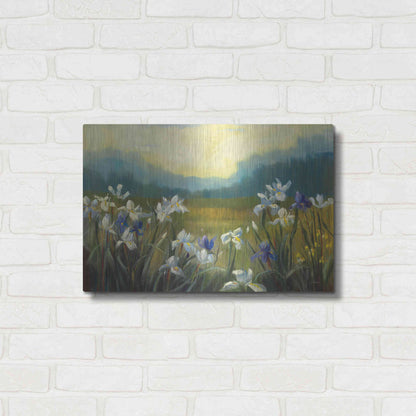 Luxe Metal Art 'Wild Iris' by Carol Rowan, Metal Wall Art,24x16