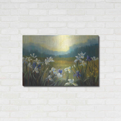 Luxe Metal Art 'Wild Iris' by Carol Rowan, Metal Wall Art,36x24