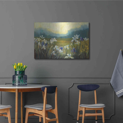 Luxe Metal Art 'Wild Iris' by Carol Rowan, Metal Wall Art,36x24