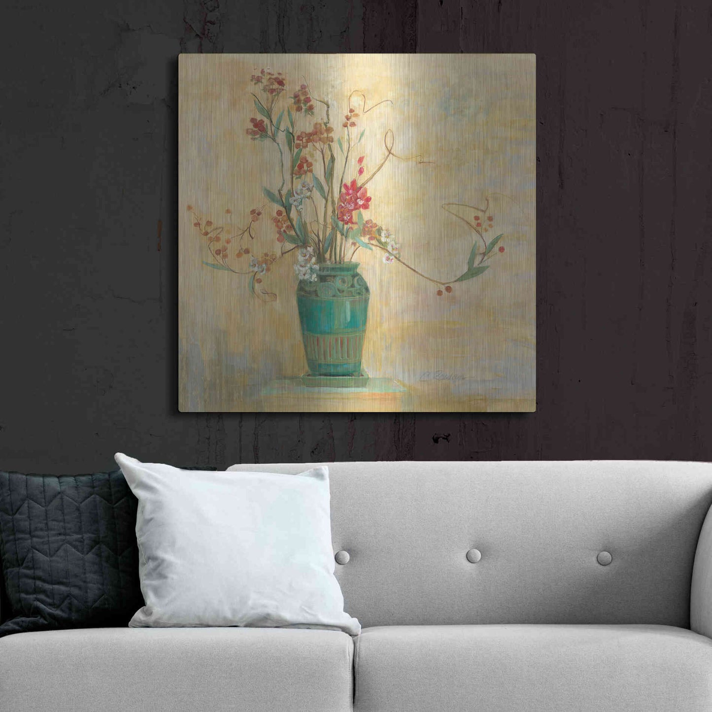 Luxe Metal Art 'Bittersweet I V2' by Carol Rowan, Metal Wall Art,36x36