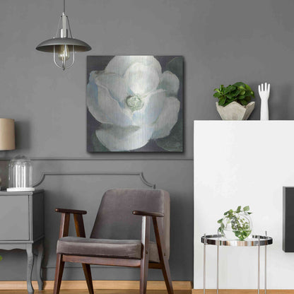 Luxe Metal Art 'Magnolia II Sage' by Carol Rowan, Metal Wall Art,24x24