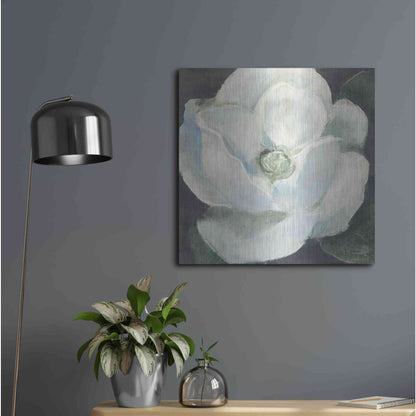 Luxe Metal Art 'Magnolia II Sage' by Carol Rowan, Metal Wall Art,24x24