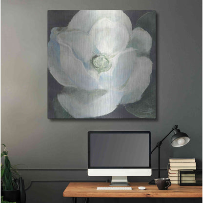 Luxe Metal Art 'Magnolia II Sage' by Carol Rowan, Metal Wall Art,36x36